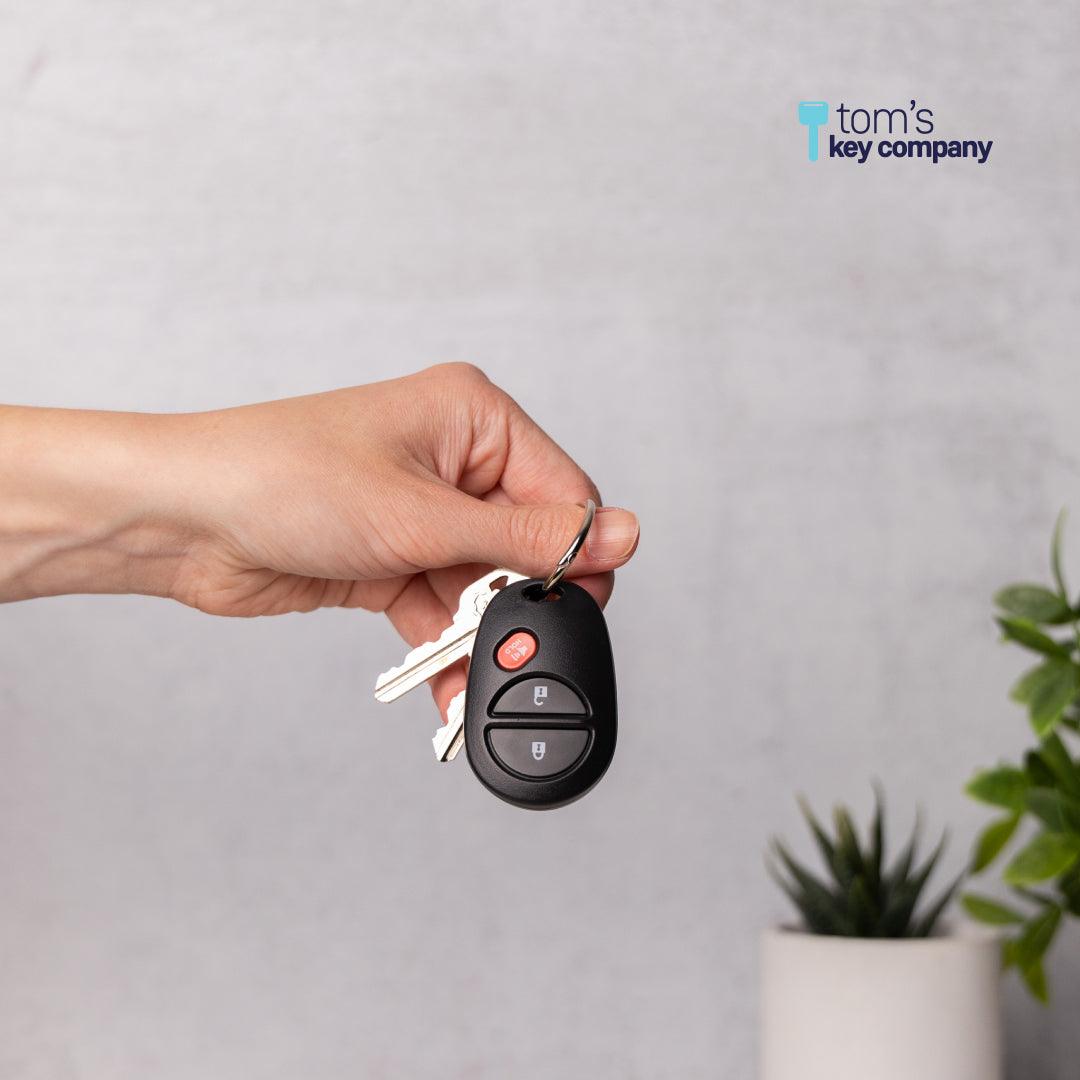 3 Button Keyless Entry Remote Car Key FOB for Select Toyota Vehicles