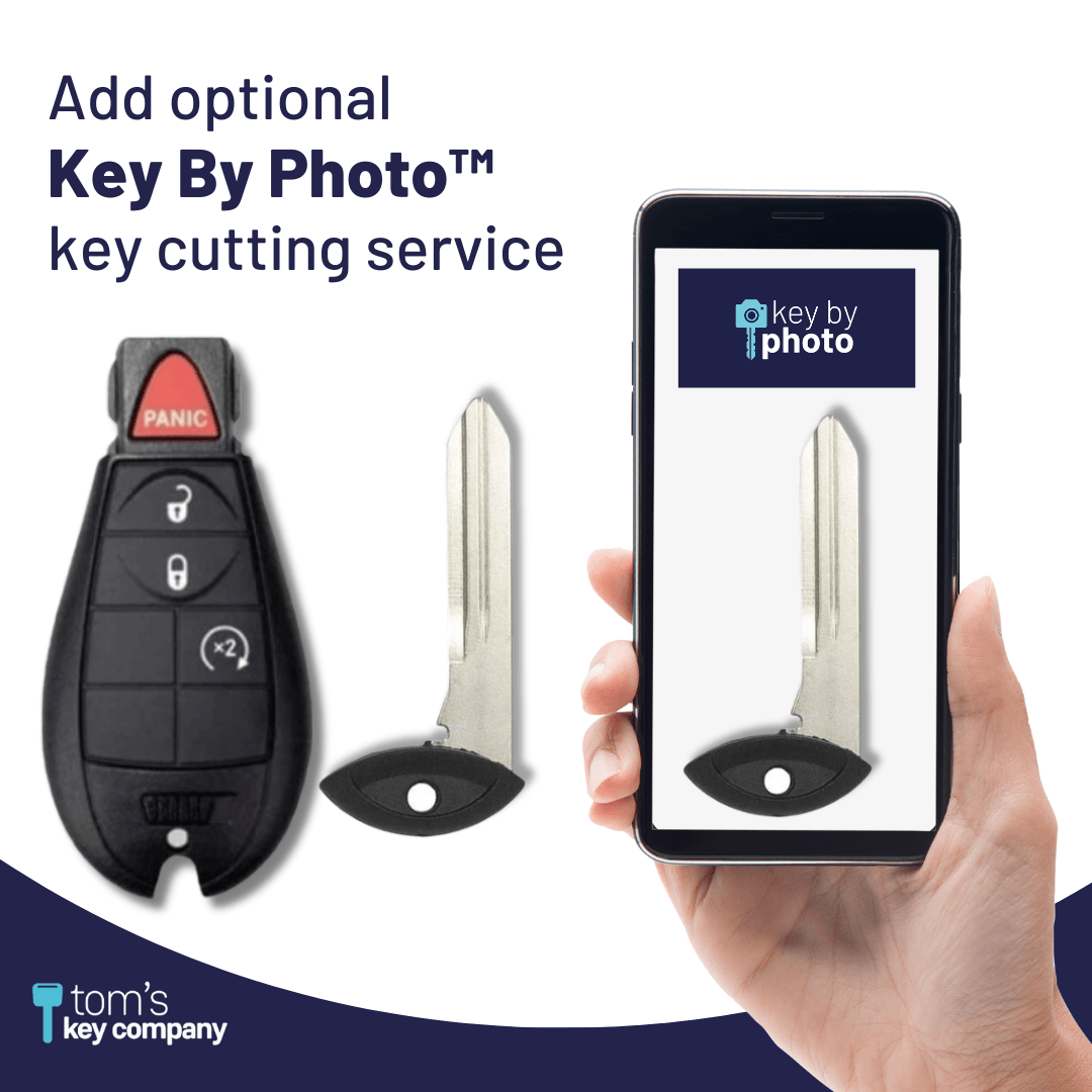 4 Button Chrysler Dodge Ram Smart Key Fob (IYZC01C-4B-RS-FOB) - Tom's Key Company