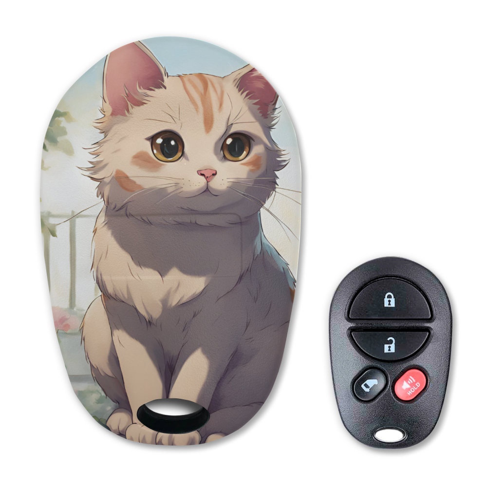 My Key, My Style: 4 Button Keyless Entry Remote Car Key FOB for Toyota Sienna Vans - Door (Shell Only)