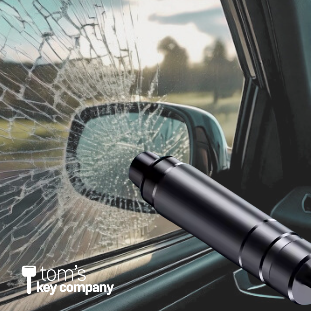 Car Safety Tool: Window Breaker & Seatbelt Cutter