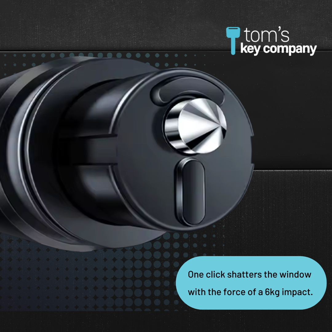 Car Safety Tool: Window Breaker & Seatbelt Cutter