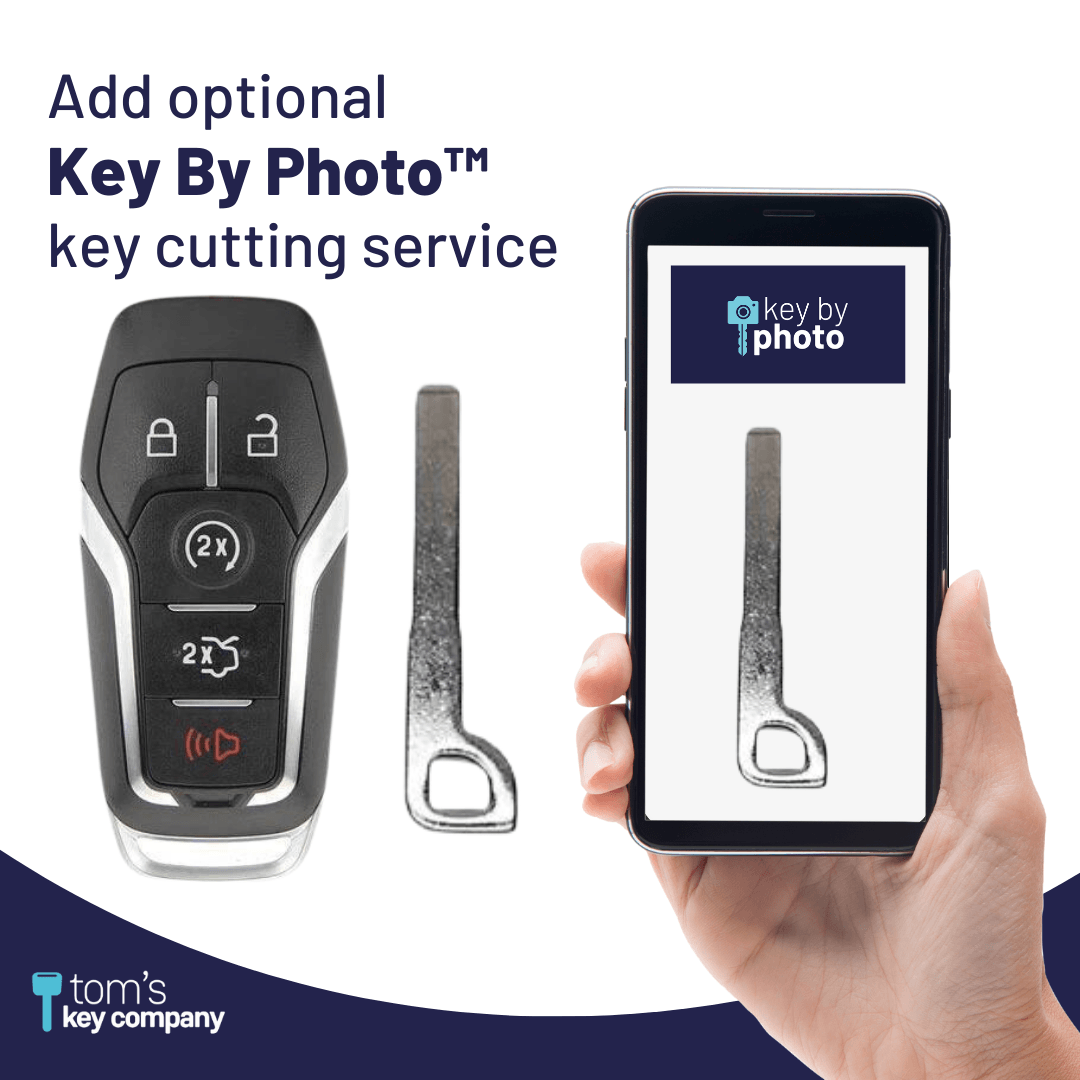 Ford Aftermarket 5-Button Smart Key with Remote Start and Trunk Release (FORSK-TRS-5B-FOB-TMB) - Tom's Key Company