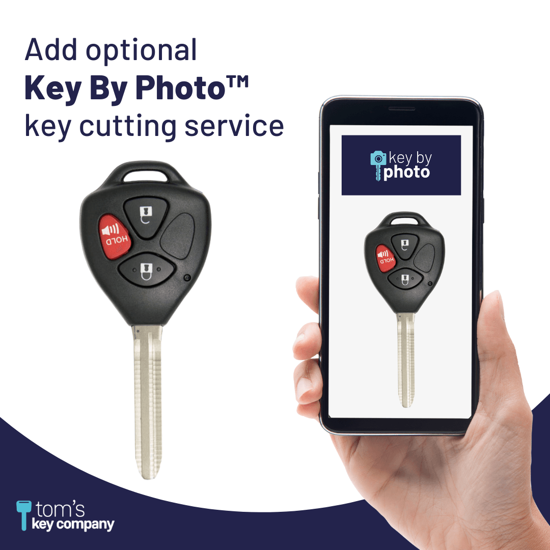 Key and Remote for Select Scion and Toyota Vehicles ("dot" Chip Key with 3 Button Remote) MOZB41TG-3B-dot - Tom's Key Company
