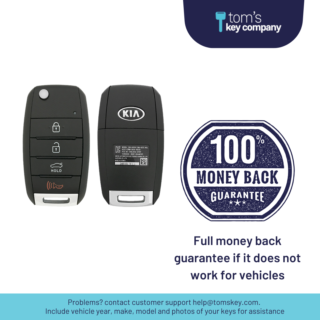 Ultimate Remote Key Bundle with Programming Tool, Refurbished 4-Button Remote Key and Key By Photo for Select Kia Vehicles (KIAFLP-4B-TR-145-REF-K-UKB)
