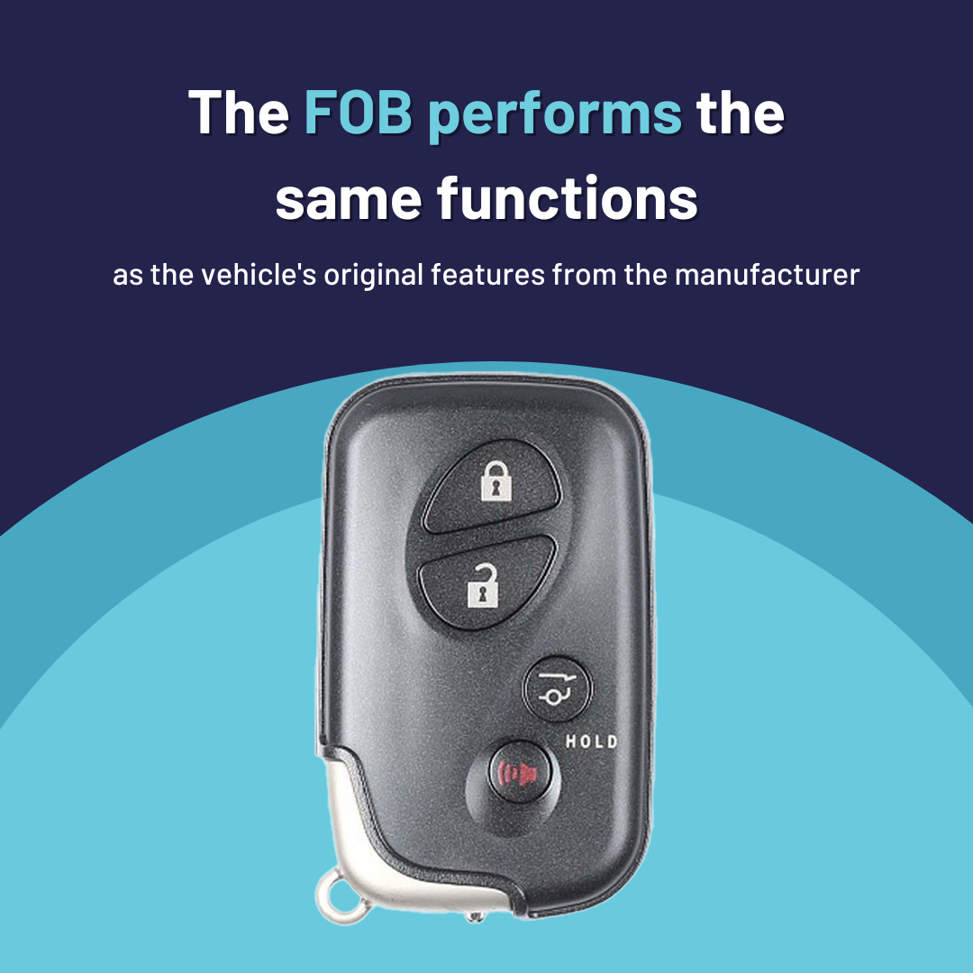 Ultimate Smart Key Bundle with Programming Tool, Aftermarket 4-Button Smart Key Fob and Key By Photo for Select Lexus Vehicles (LEXSK-4B-HR-41-K-UKB)