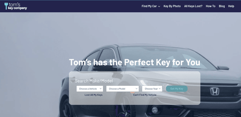 Tom's Key Company Website