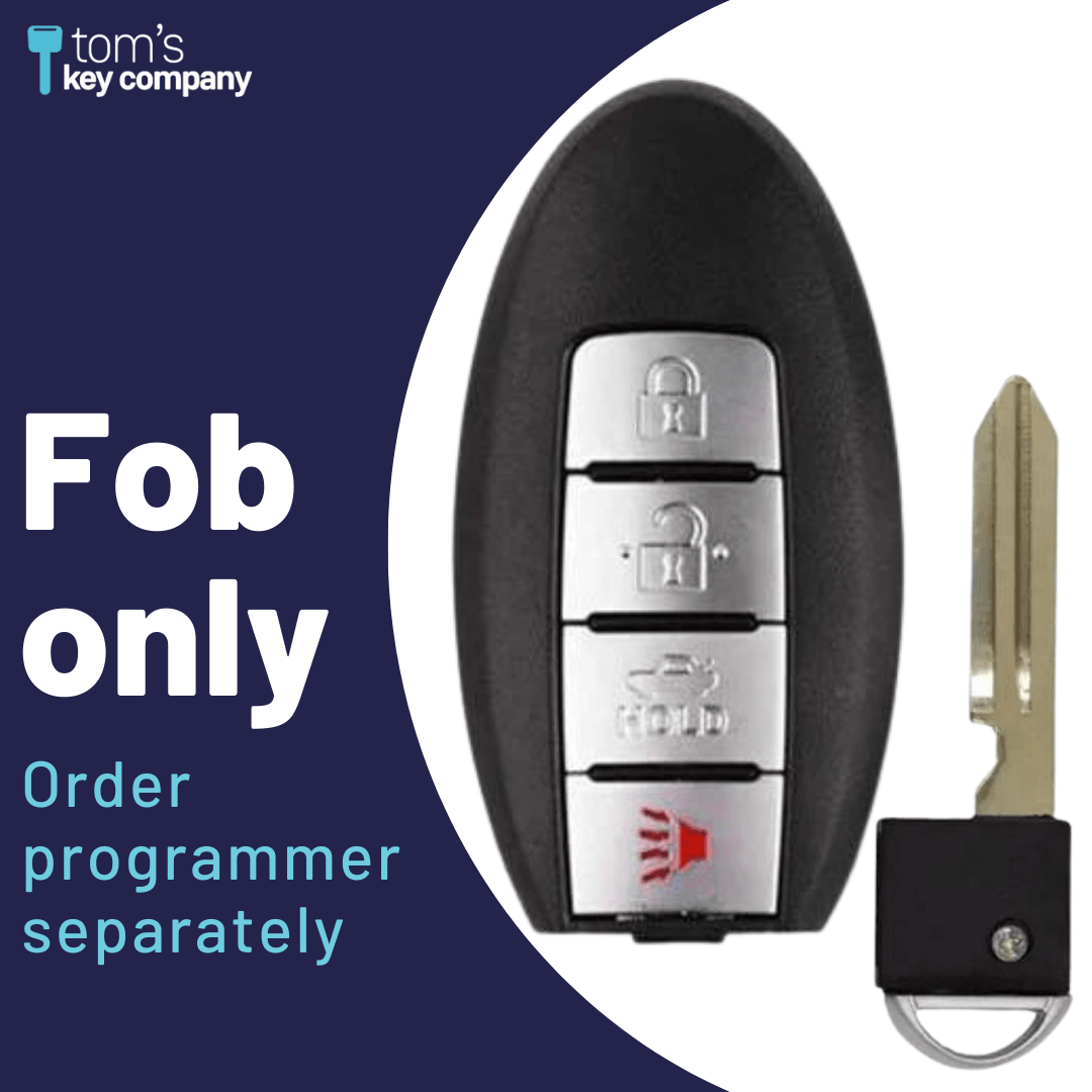 Nissan & INFINITI 4 Button Smart Key Fob Remote Select Vehicles - Tom's Key Company