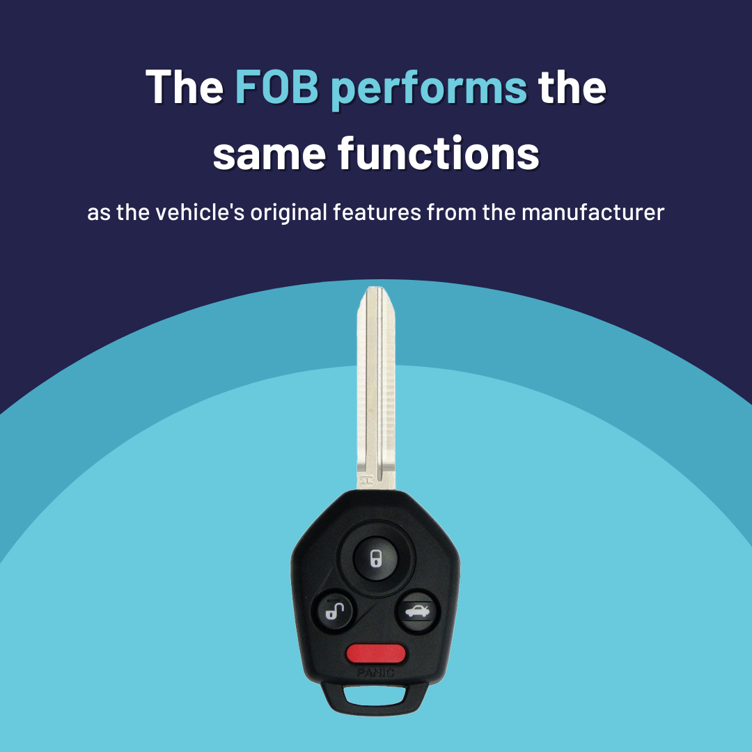 Ultimate Remote Key Bundle with Programming Tool, Refurbished 4-Button Remote Key and Key By Photo for Select Subaru Vehicles (SUBCK-4B-TR-946-RC-K-UKB)